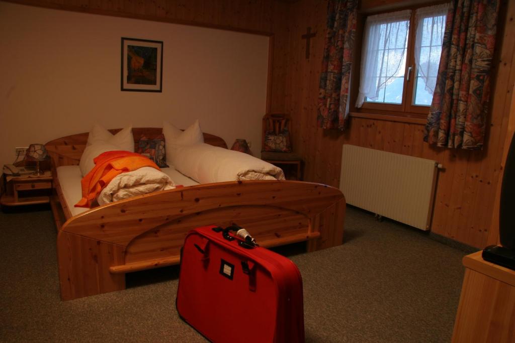 Postel nebo postele na pokoji v ubytování Hotel Gasthaus Schäfle