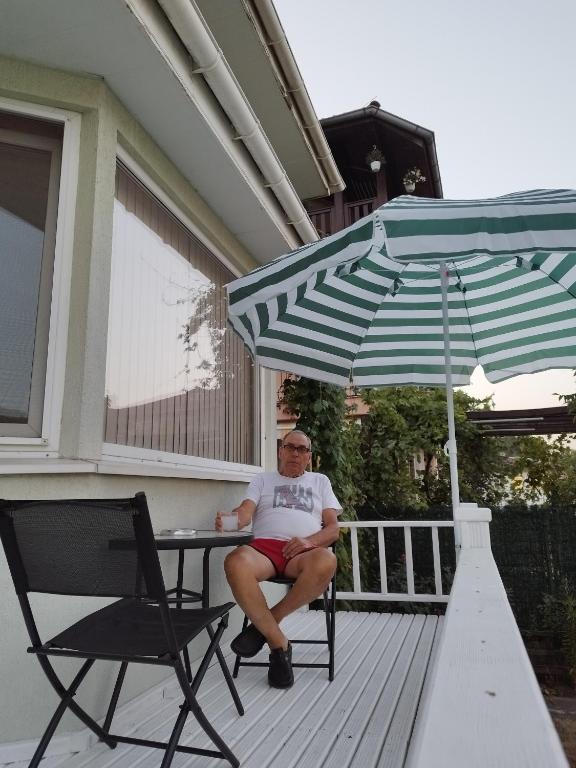 Balkón nebo terasa v ubytování Aleks Guest House