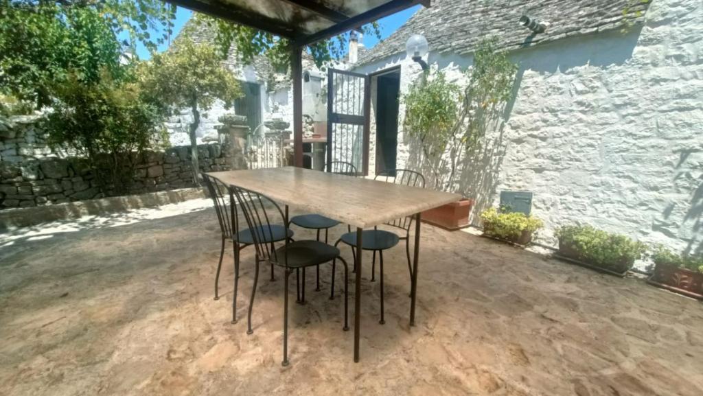 Balkón nebo terasa v ubytování Trulli Soave