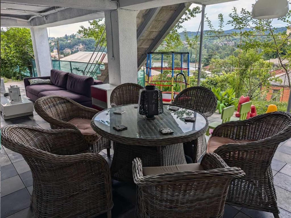 Posezení v ubytování Veranda Boutique Hotel Kutaisi