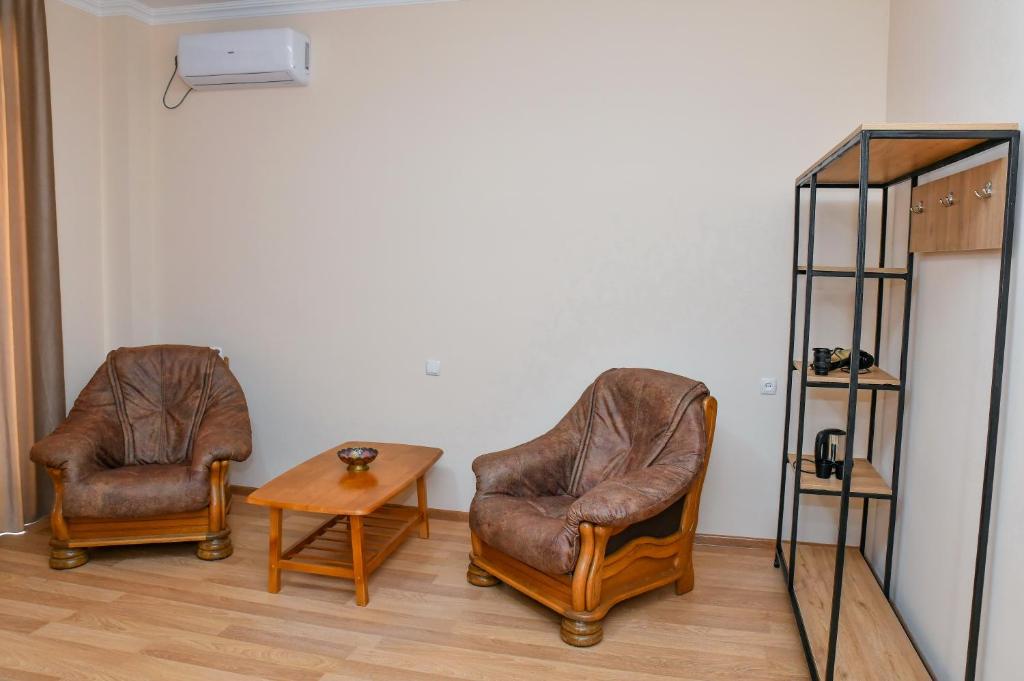 Posezení v ubytování Just Inn Kutaisi
