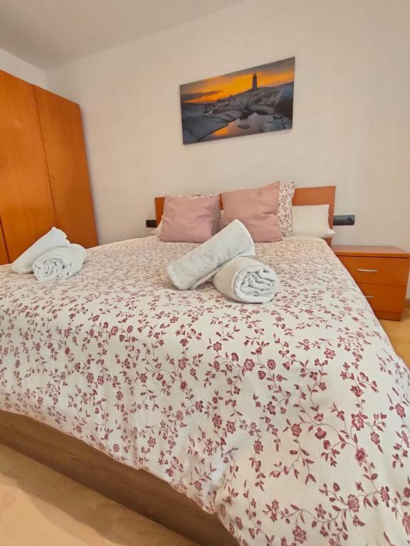 Postel nebo postele na pokoji v ubytování Tirwal Suite San Juan