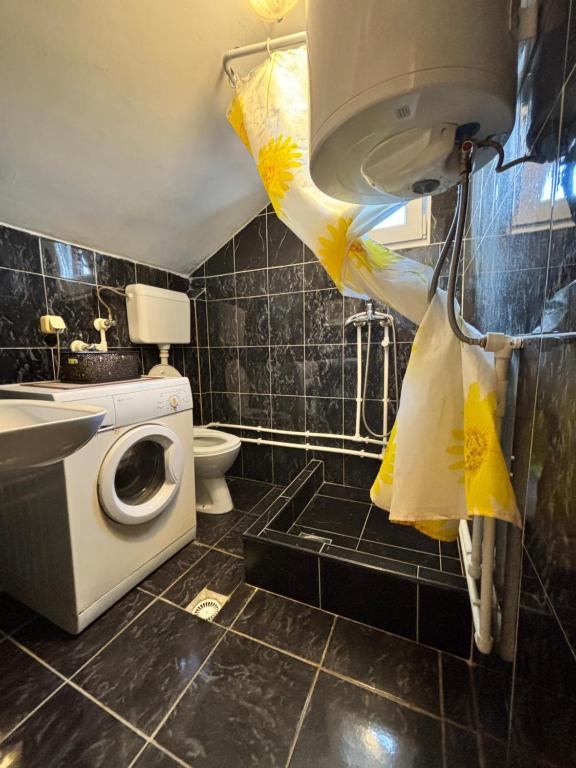 Koupelna v ubytování Apartman Sava