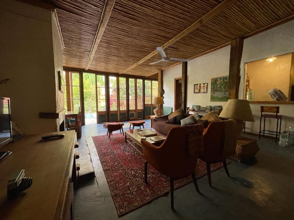 Posezení v ubytování Casa Gabriela, Monte Grande ,Valle de Elqui