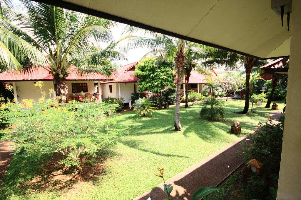 Zahrada ubytování Fullmoon House Samui