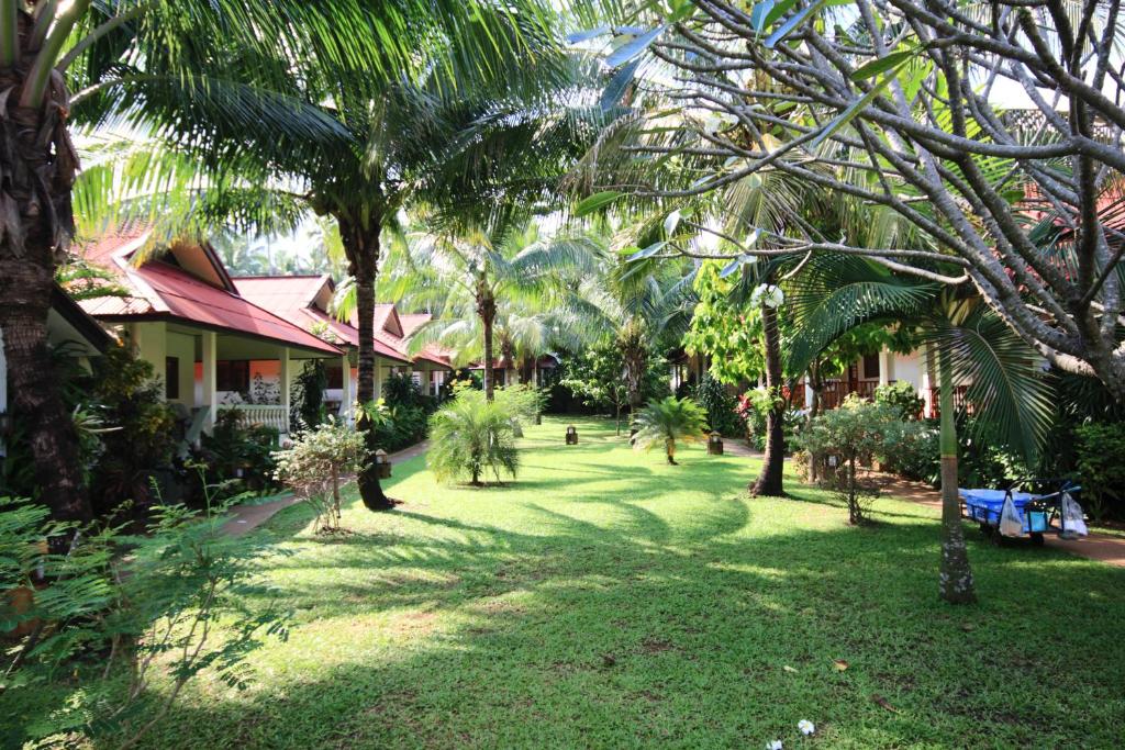 Zahrada ubytování Fullmoon House Samui