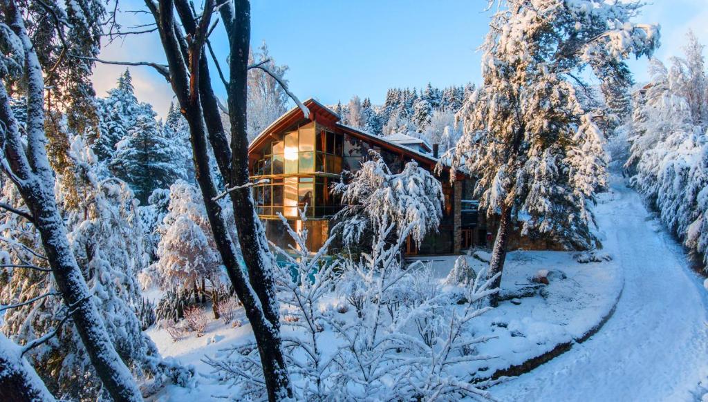 Design Suites Bariloche durante o inverno