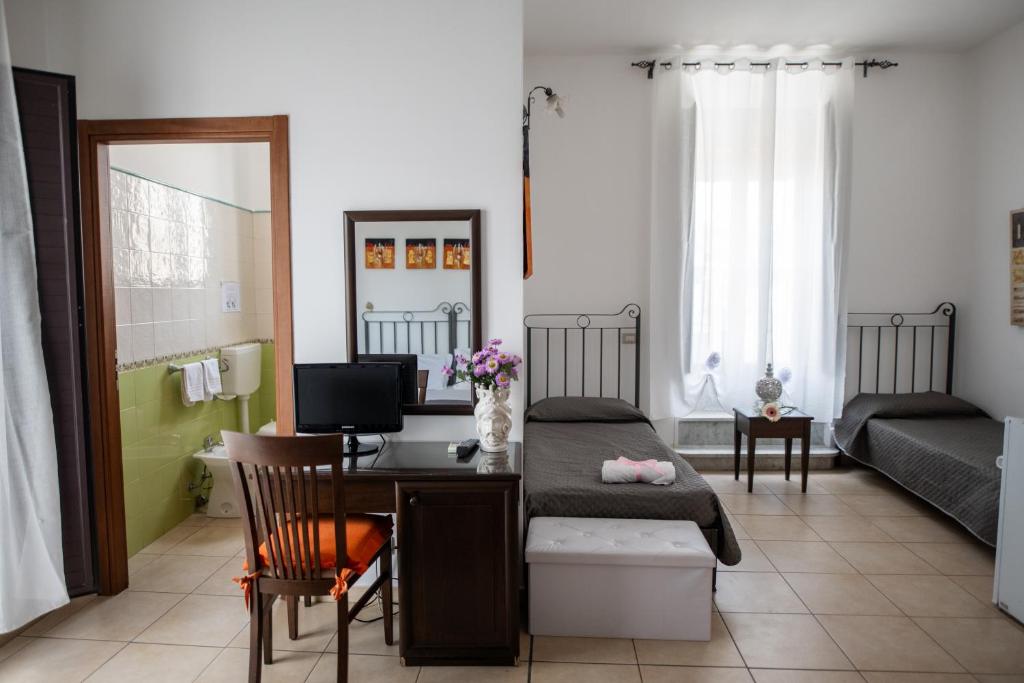 Posezení v ubytování B&B Regina Carolina