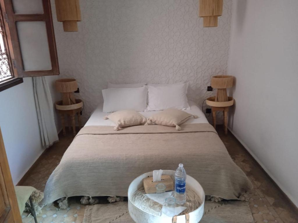 Postel nebo postele na pokoji v ubytování Riad Cosy