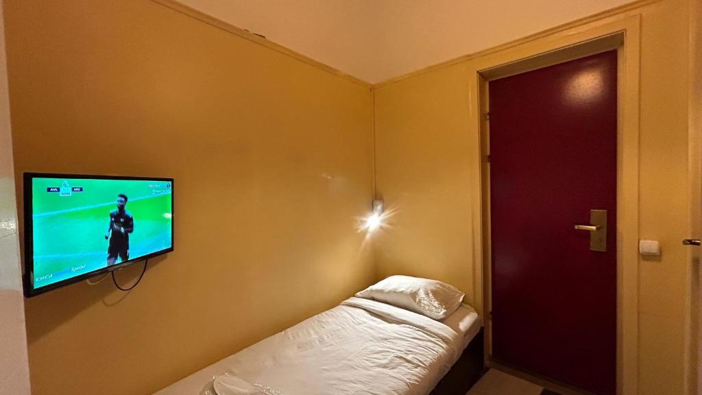 TV a/nebo společenská místnost v ubytování Central Accommodation budget by HR