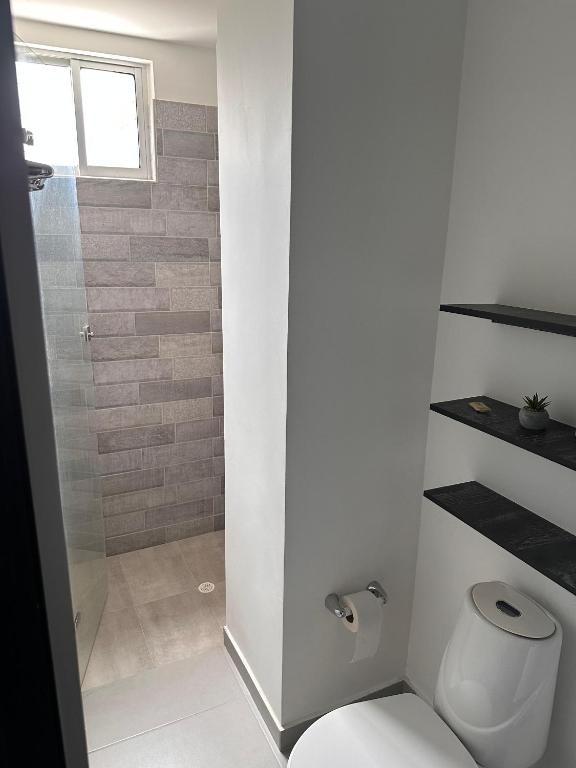 Koupelna v ubytování Hermoso apartamento con Aire Acondicionado Cerca al Hospital de Neiva