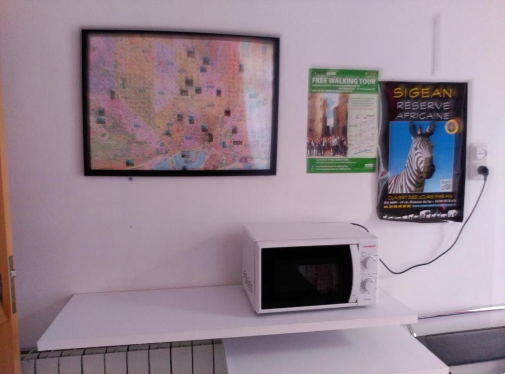 TV a/nebo společenská místnost v ubytování Hostal River