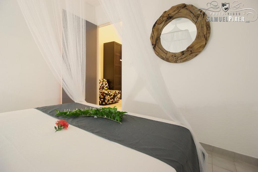 Postel nebo postele na pokoji v ubytování Orcéa & Spa Séjours Ecofriendly