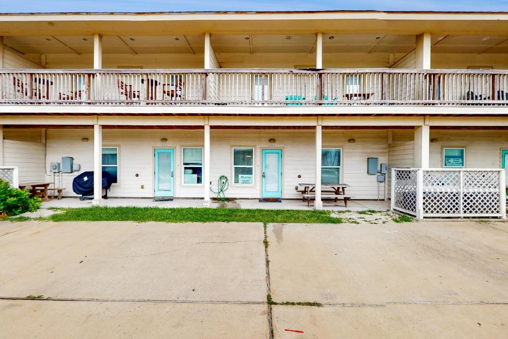 Balkón nebo terasa v ubytování Gulfside Condominiums 14 Port Aransas Condo 1A Unit 14