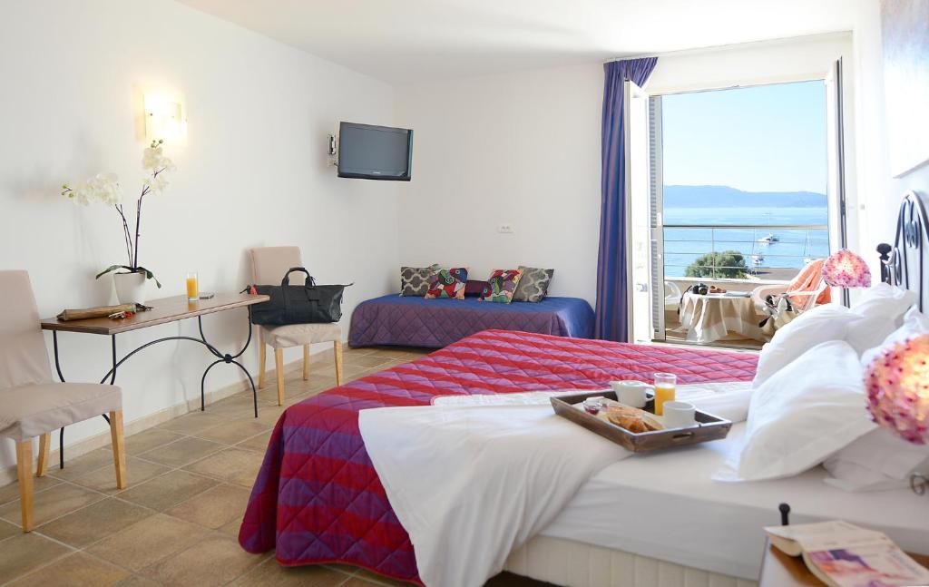 Posezení v ubytování Hotel Les Eucalyptus