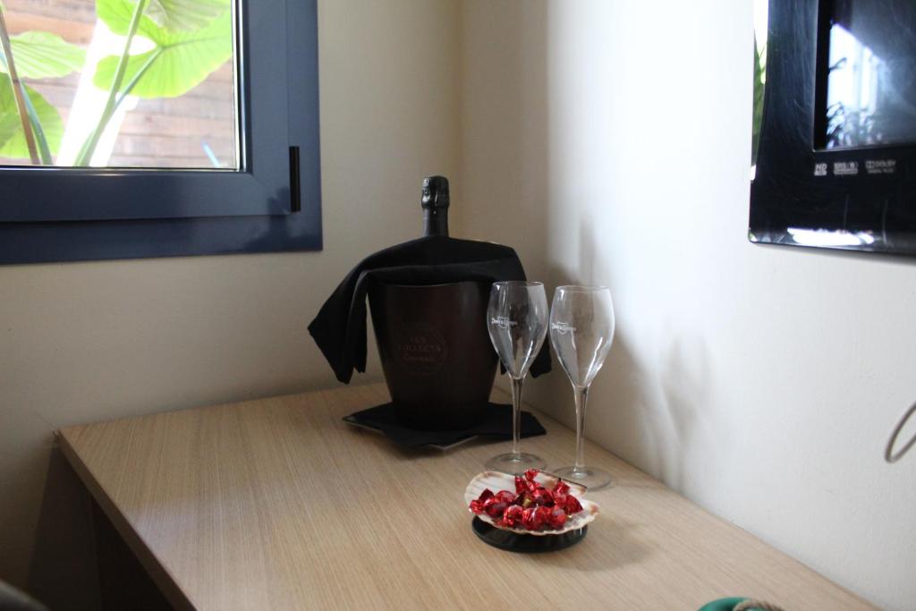 Nápoje v ubytování Hotel Marisqueria Cal Tet