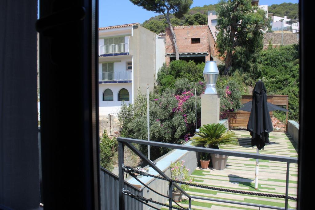 Balkón nebo terasa v ubytování Hotel Marisqueria Cal Tet