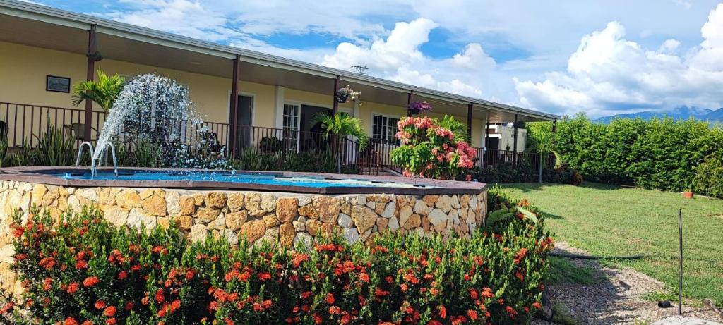 Πισίνα στο ή κοντά στο Villa Campestre Rivera