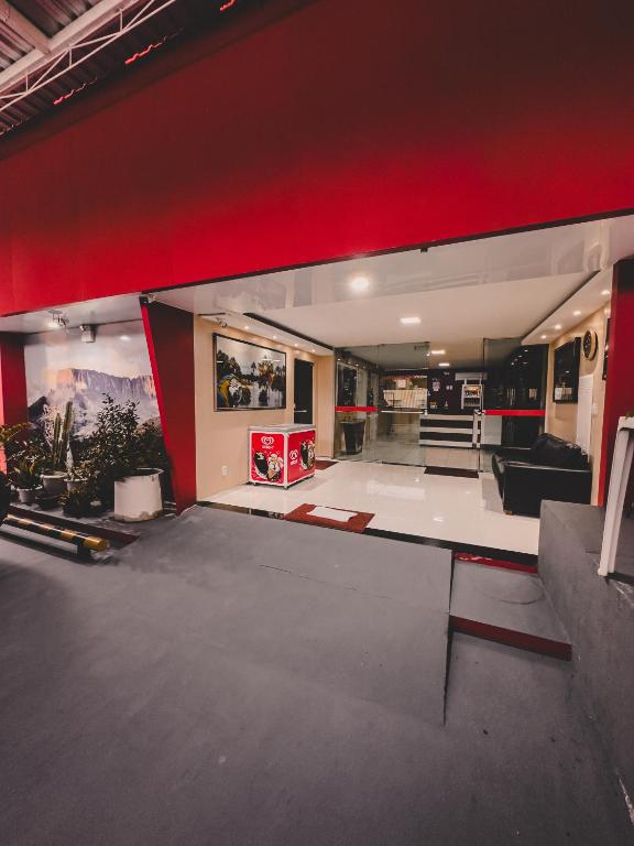 Fitness centrum a/nebo fitness zařízení v ubytování Roraima Apart Hotel