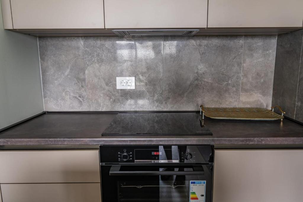 Kuchyň nebo kuchyňský kout v ubytování Libera Luxe Residence