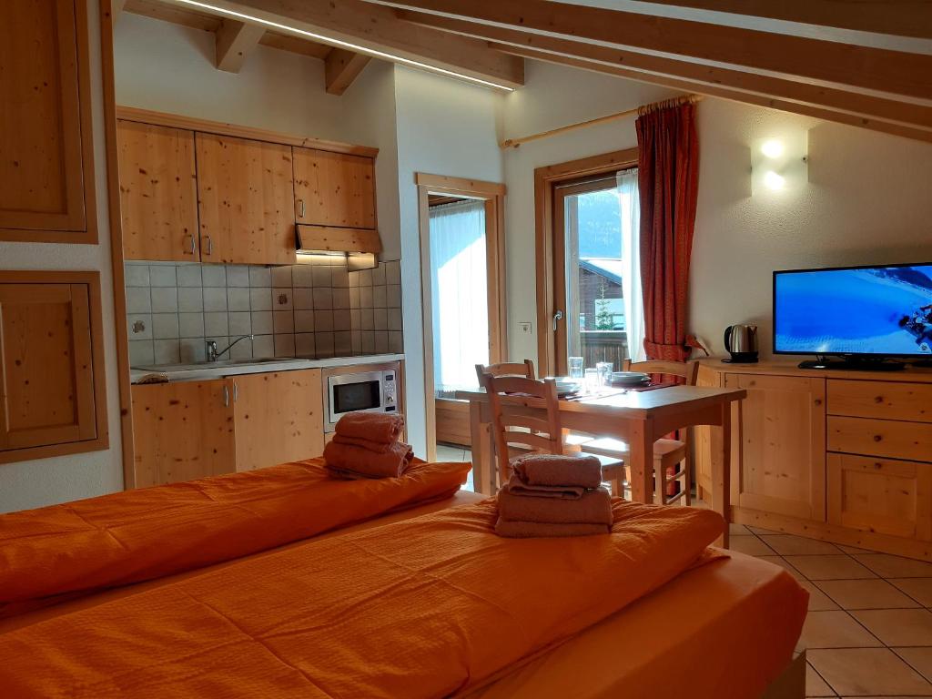 Kuchyňa alebo kuchynka v ubytovaní Chalet Beatrice