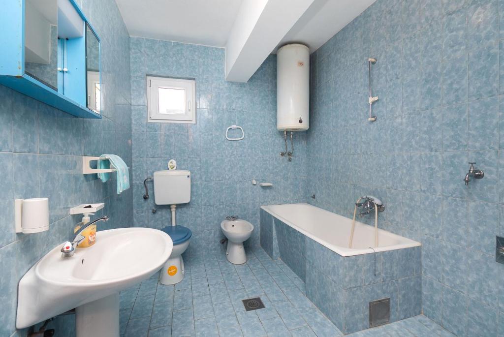 Koupelna v ubytování Apartment Ljuba