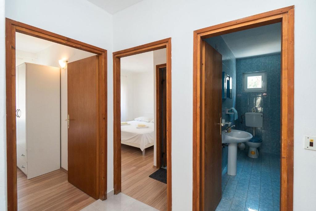 Koupelna v ubytování Apartment Ljuba