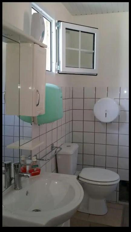 Koupelna v ubytování Casa Lof