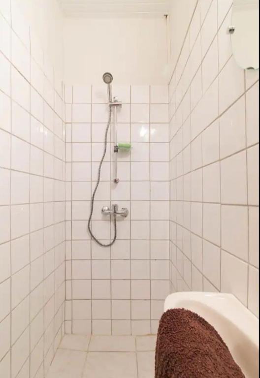 Koupelna v ubytování Casa Lof
