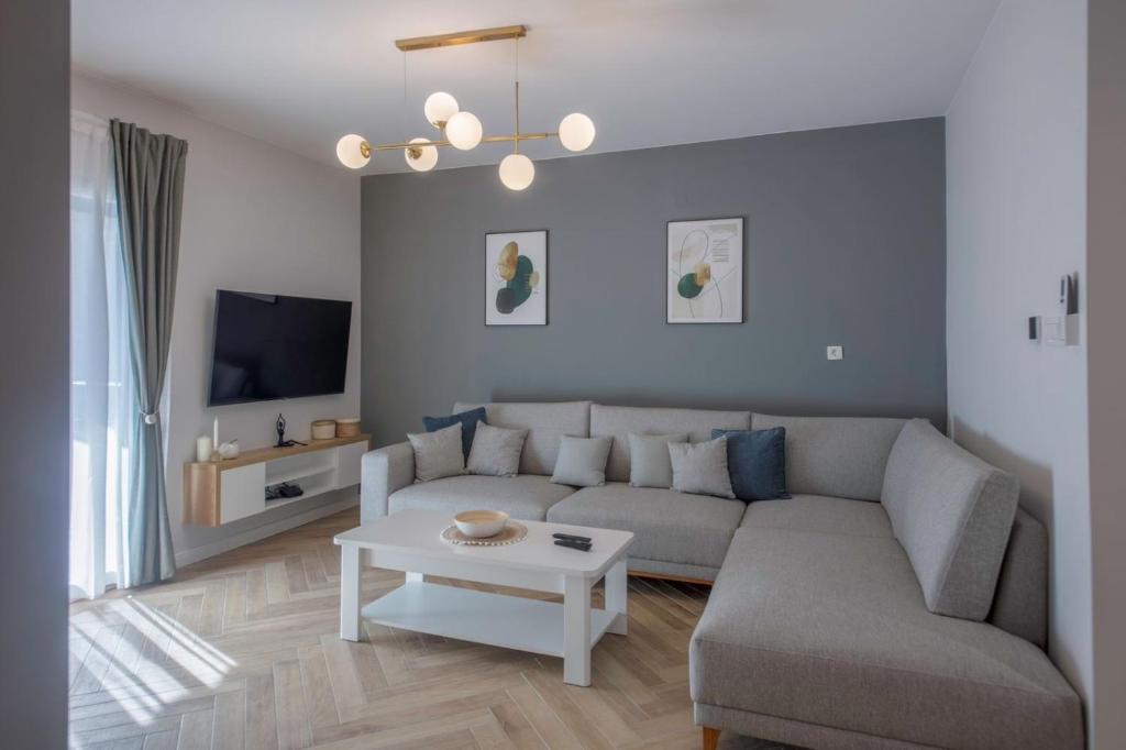 TV i/ili multimedijalni sistem u objektu Apartment Jules Verne