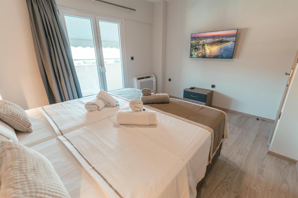 Postel nebo postele na pokoji v ubytování Apartment Suite Byron