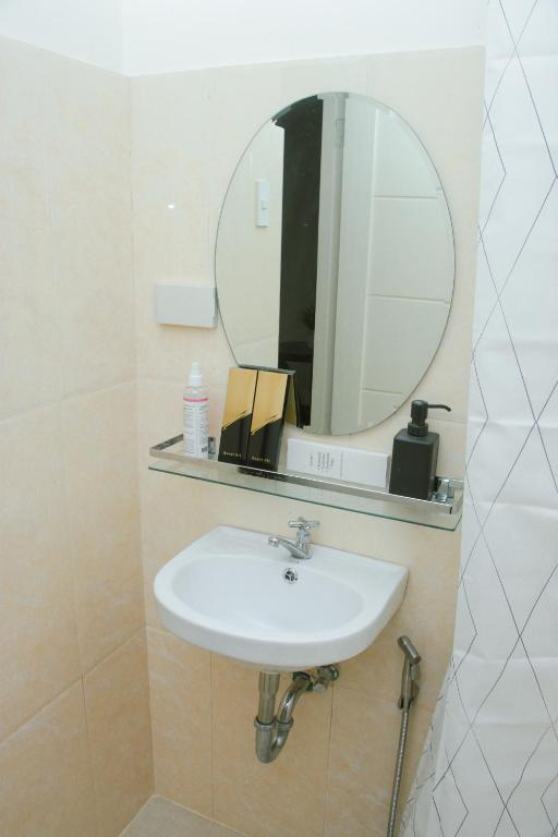 Koupelna v ubytování Amar Residence