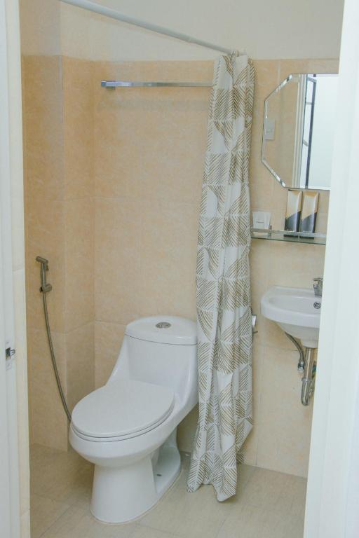 Koupelna v ubytování Amar Residence
