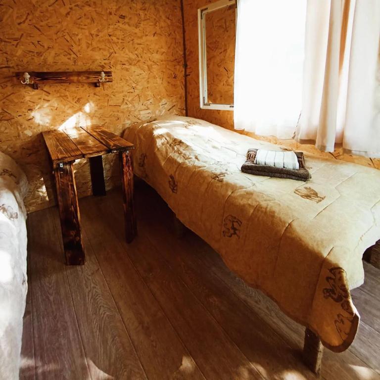 Postel nebo postele na pokoji v ubytování Camping Three poplars by VL