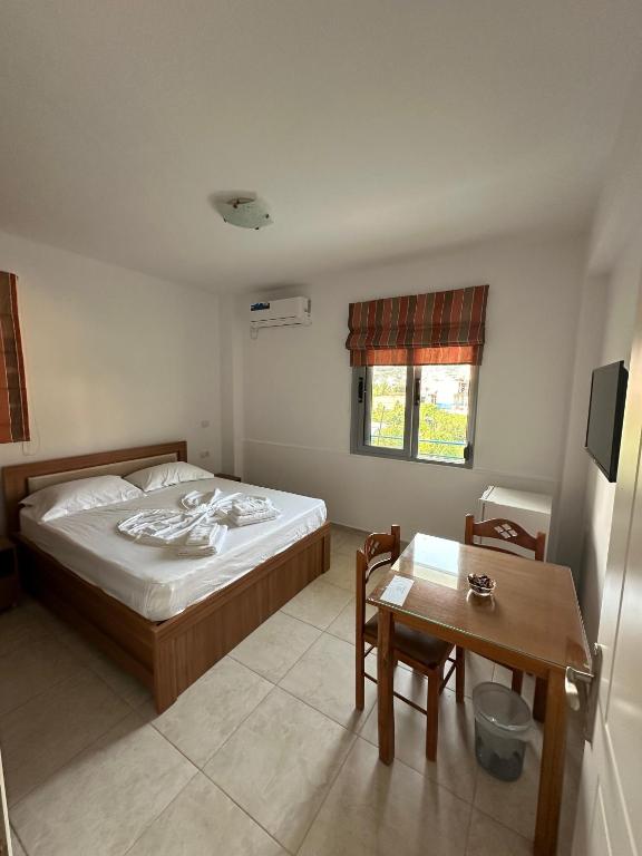 Postel nebo postele na pokoji v ubytování River Bridge private room