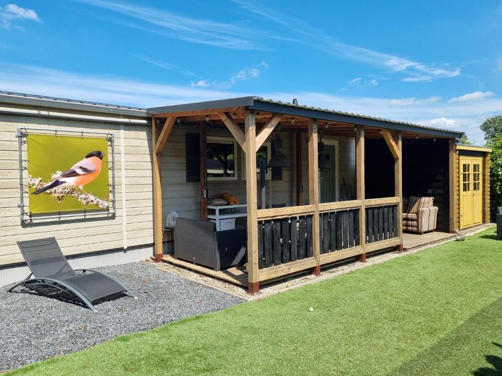 Bygningen som chaletet ligger i