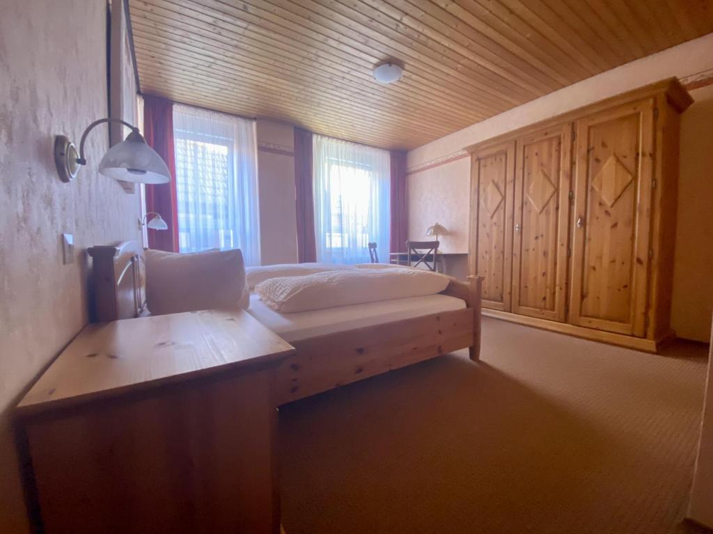 Postel nebo postele na pokoji v ubytování Pension Walther