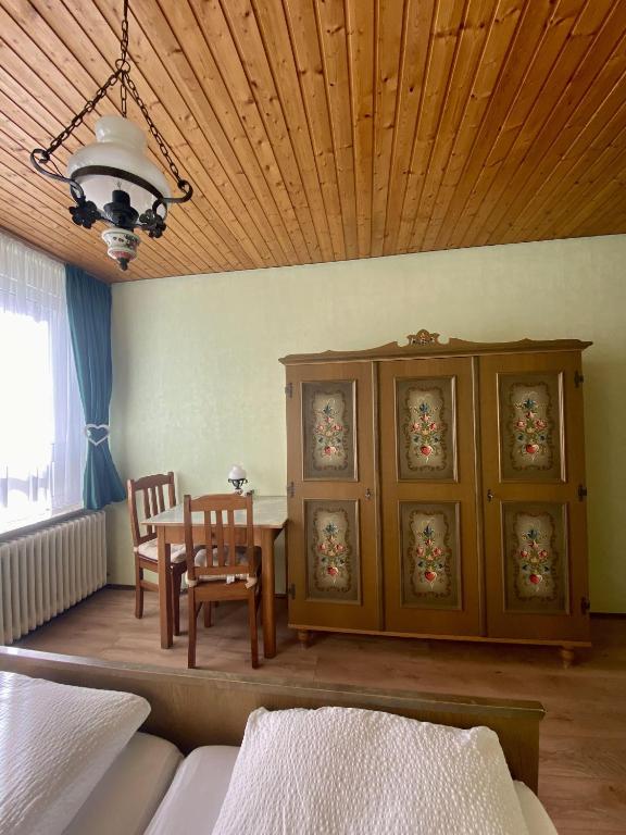 Postel nebo postele na pokoji v ubytování Pension Walther