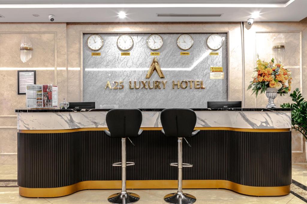 Vstupní hala nebo recepce v ubytování A25 Hotel - 16 Miếu Đầm
