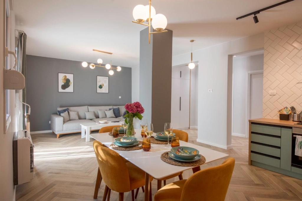 Prostor za sedenje u objektu Apartment Jules Verne
