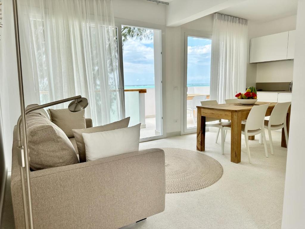 Et opholdsområde på OceanView Penthouse Mirage ZanzibarHouses