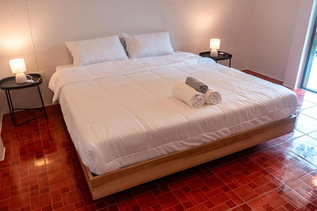 Voodi või voodid majutusasutuse Closca Hostel Koh Tao toas