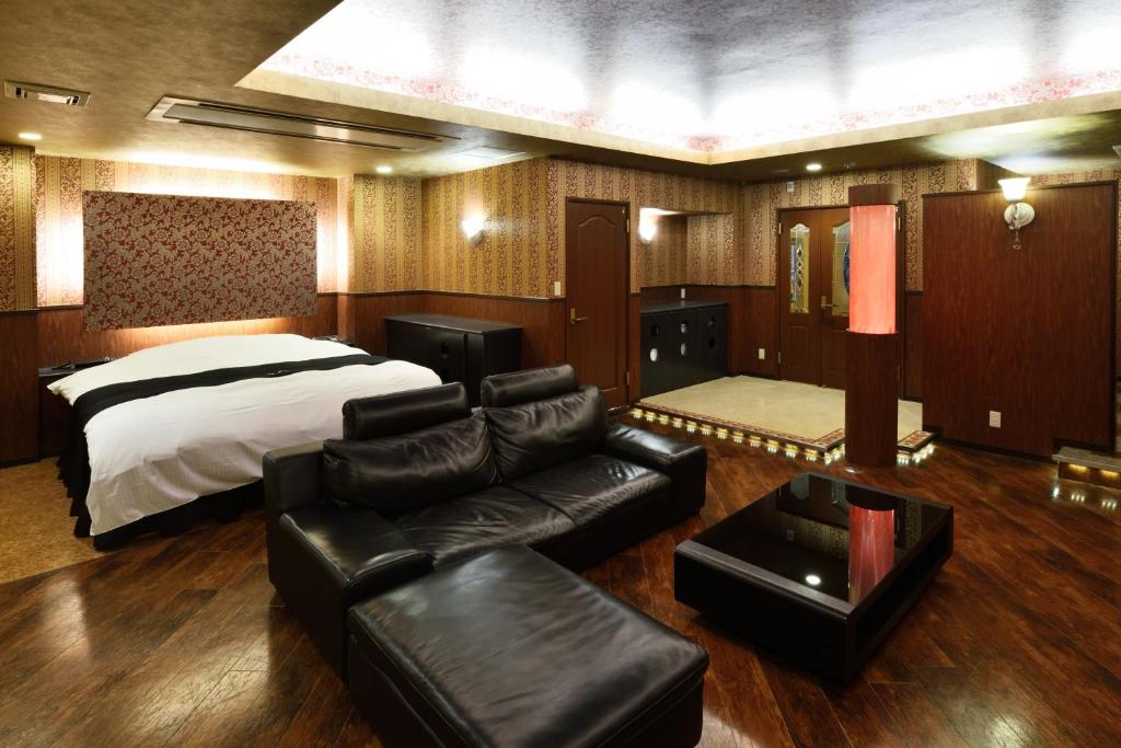 Postel nebo postele na pokoji v ubytování Hotel S
