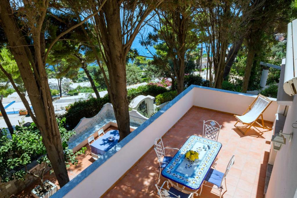 Zahrada ubytování Casa Schiattarella Capri