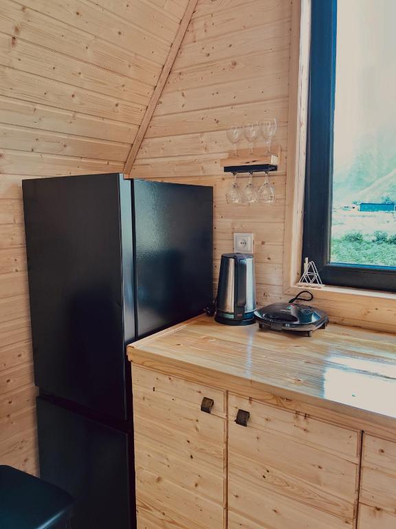 Kuchyň nebo kuchyňský kout v ubytování Cottage GORDA Kazbegi