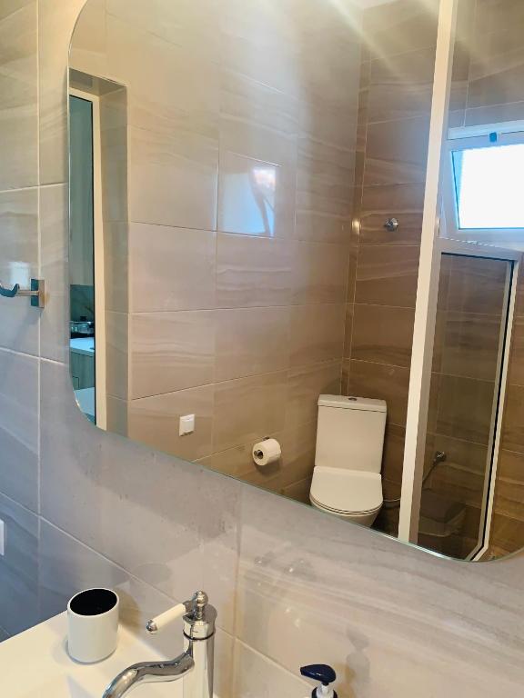 Koupelna v ubytování Villa Thea