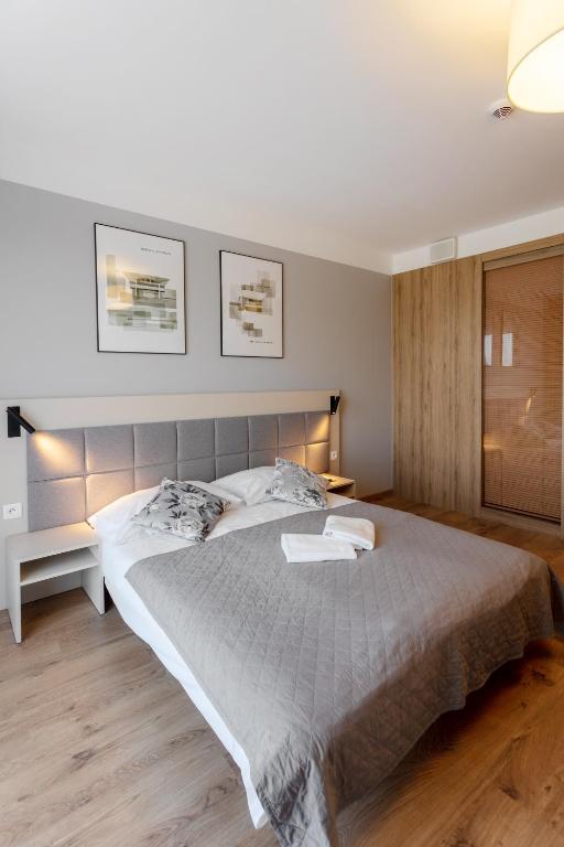 Postel nebo postele na pokoji v ubytování Self check-in Hostel Warsaw