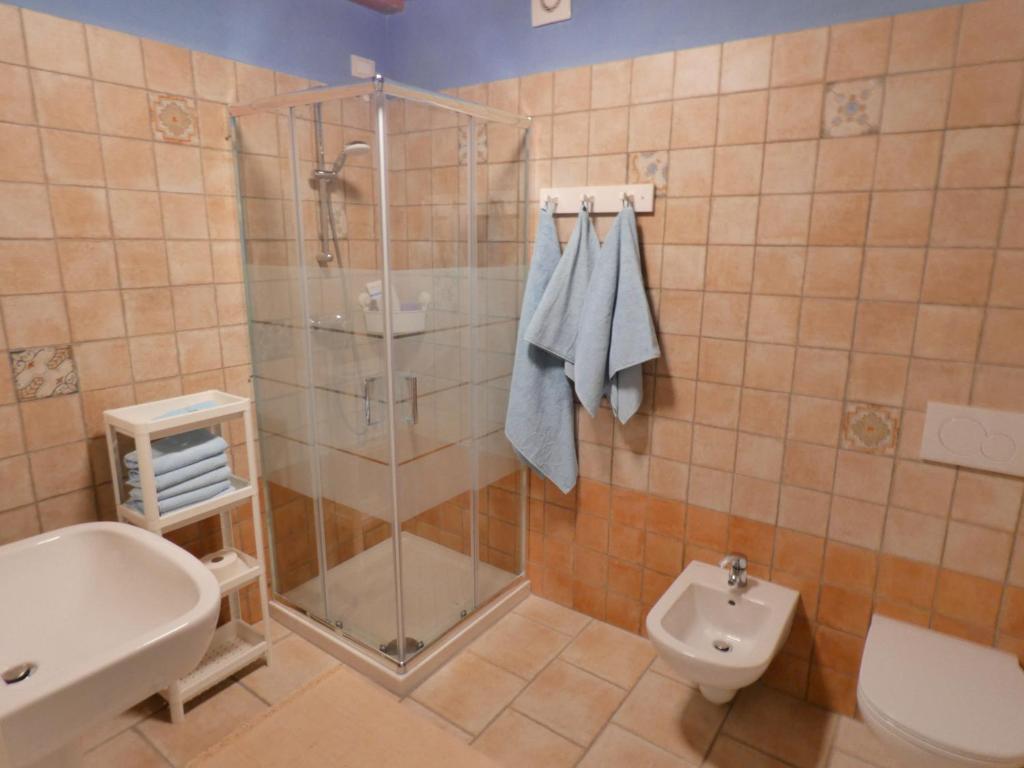 Kúpeľňa v ubytovaní Agriturismo il Fontanile