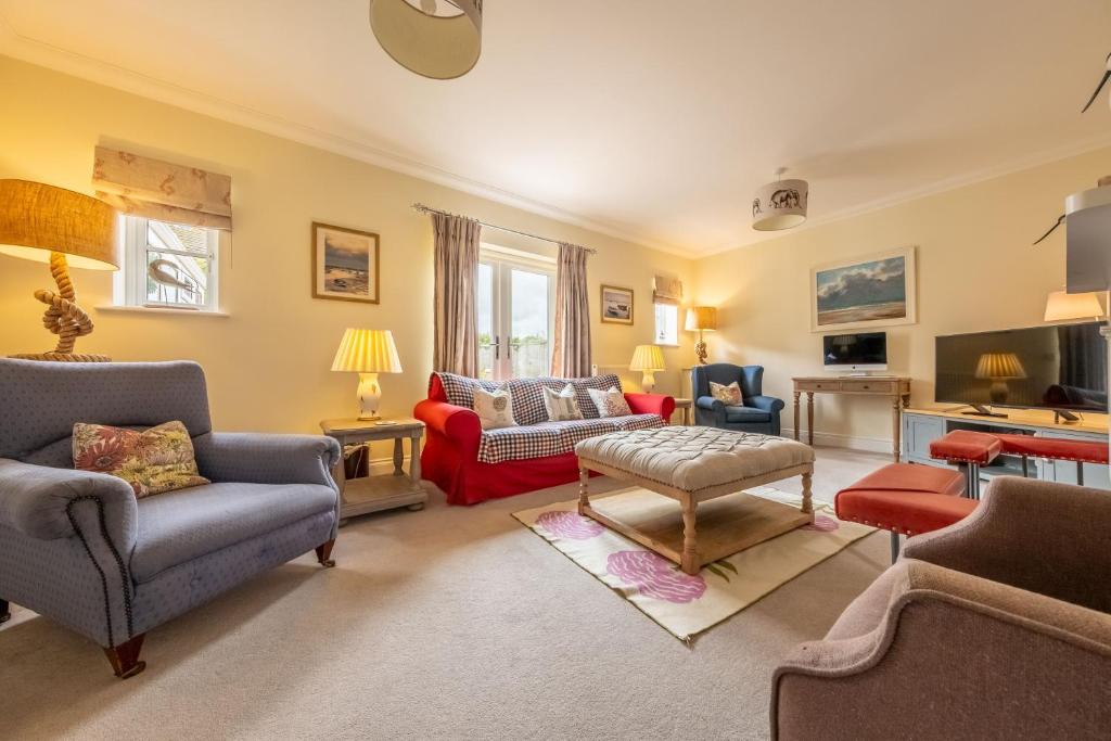 Χώρος καθιστικού στο Hectors Hideaway