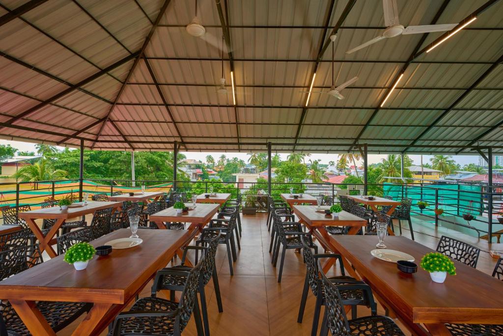 Restaurace v ubytování Panakal Residency, Fort Kochi
